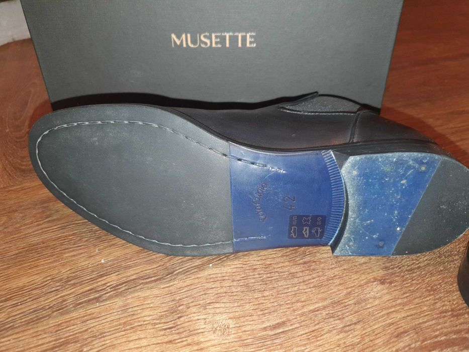 Pantofi barbati piele naturala, Musette, marimea 42