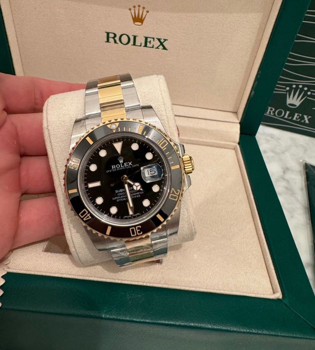 Ceas Rolex Automatic Submariner Date 41 mm Oystersteel gold nou
