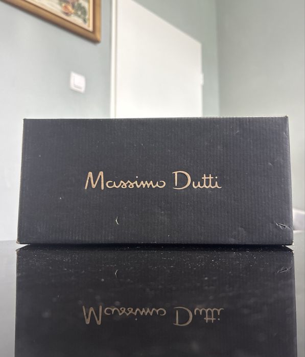 Оригинални дамски мокасини/лоуфъри на Massimo Dutti от естествена кожа