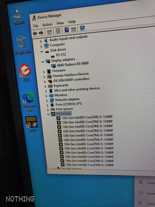 Sistem PC Gaming Intel i5 12400f ,RX6600 ,32gb ddr4,ssd 512gb.