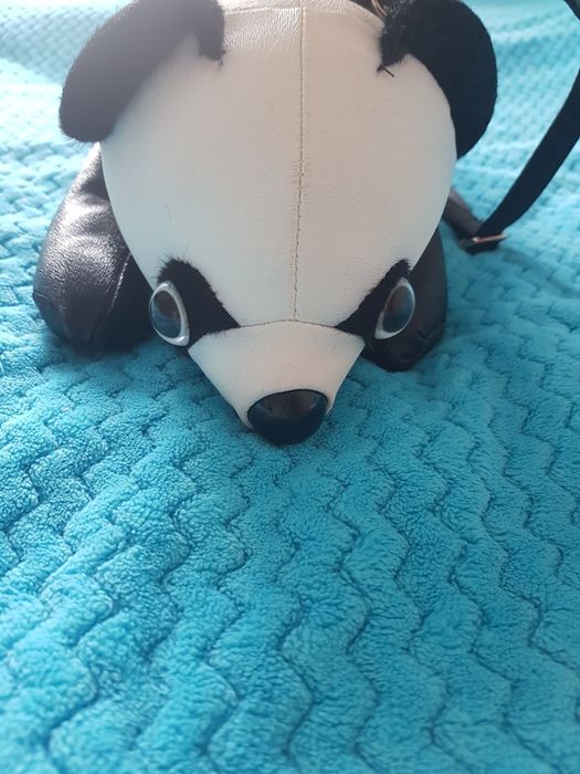 Сумка-панда кожаная