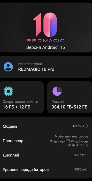 Redmagic 10 pro.
