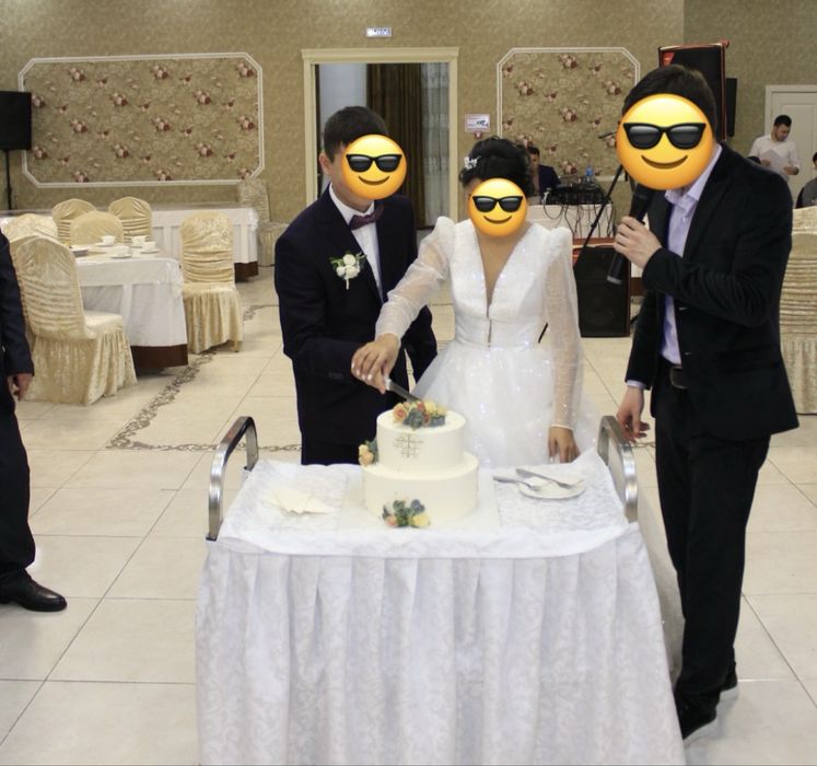 Садебное платье белое