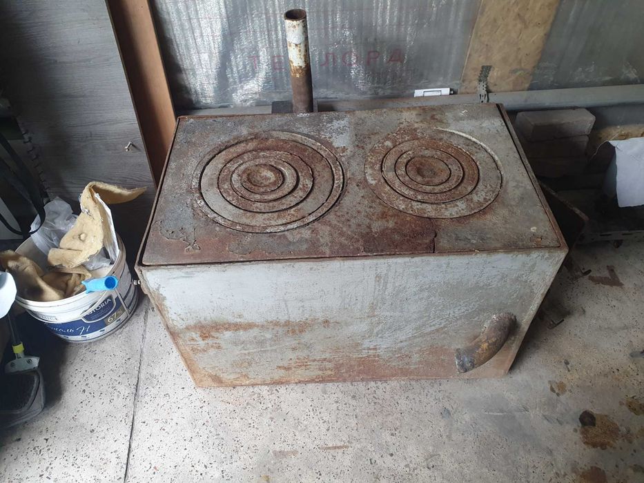 Печ на угле и электрический