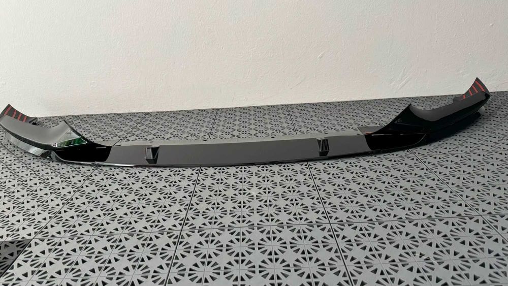 Prelungire Extensie Lip Bara Fata M BMW Seria 5 G30 G31, Negru Lucios