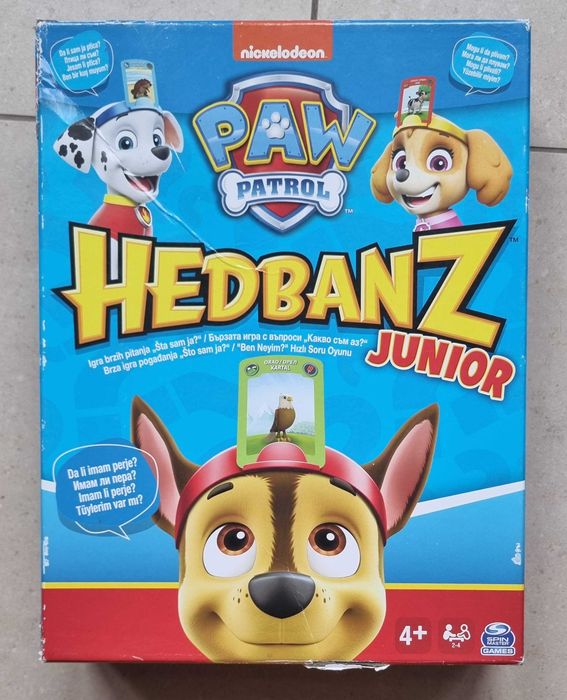 Настолна детска игра HEDBANZ JUNIOR Кой съм аз? Paw Patrol