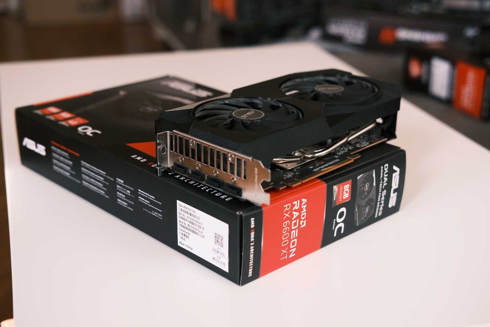 ASUS - AMD RX 6600XT DUAL OC 8GB GDDR6 128bit (неизползван)