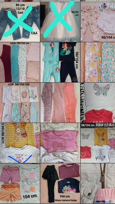 Hainute fetite 98/104 cm