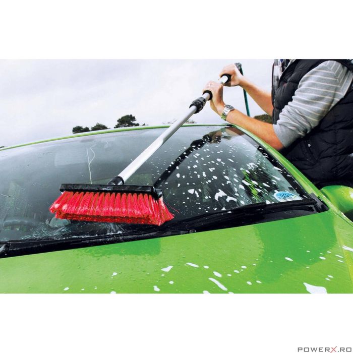 Perie telescopica pentru spalat, curatat auto, maner 145-250 cm, Verke