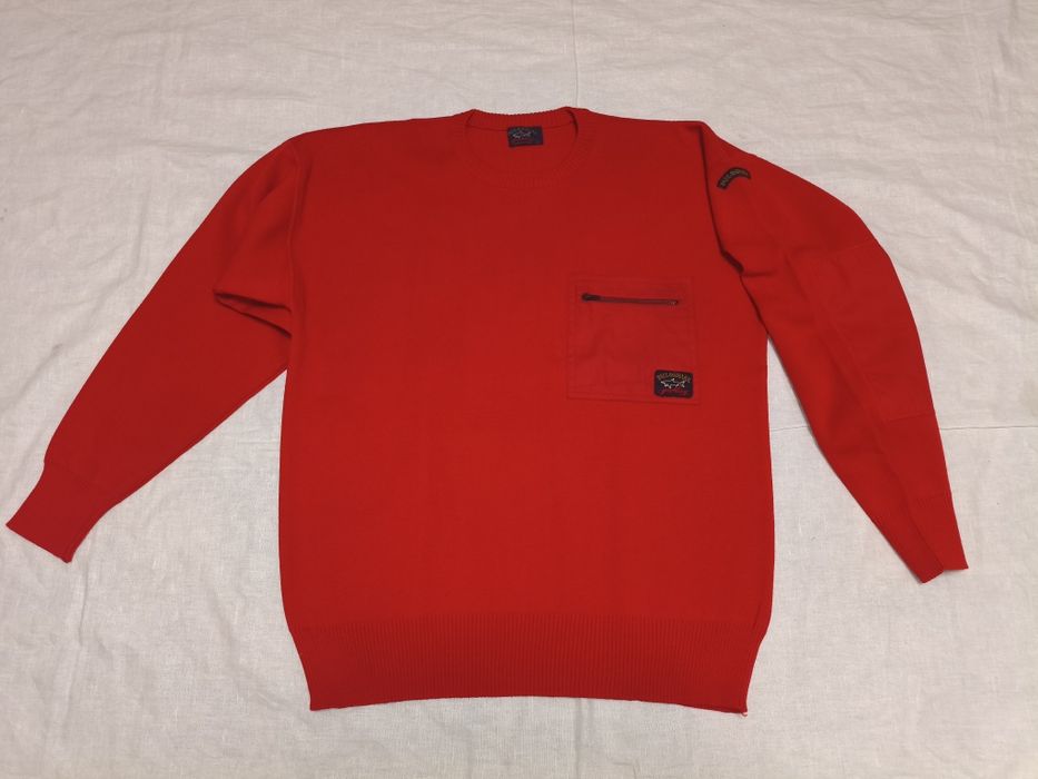 Pulover Paul & Shark Yachting Italy bărbați lâna wool bumbacsweater