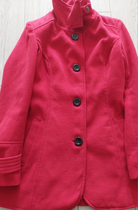 Дамско червено палто