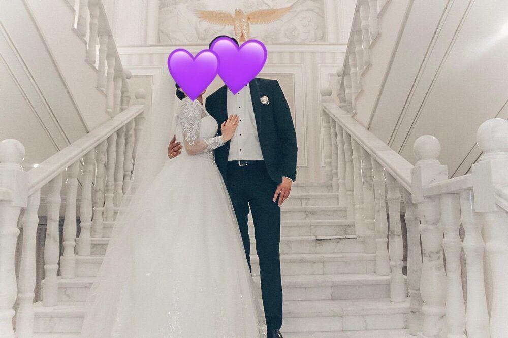 Красивое свадебное платье