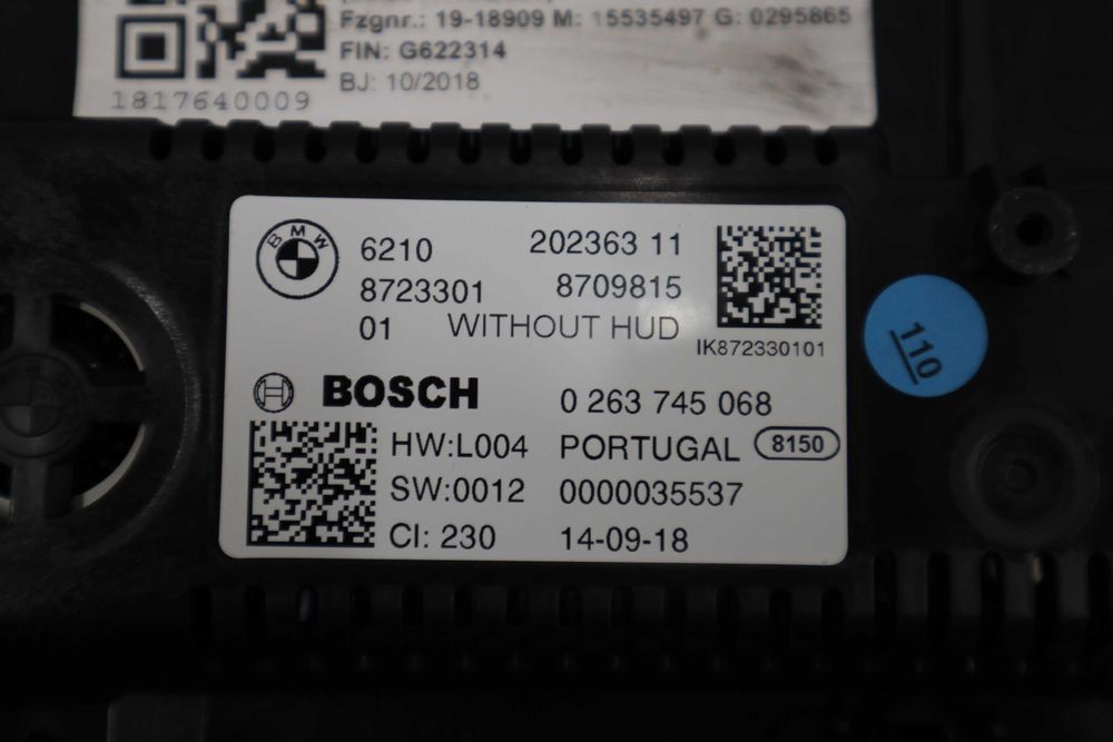 Километраж Километражно табло БМВ Г30 Г11 Г12 Хибрид