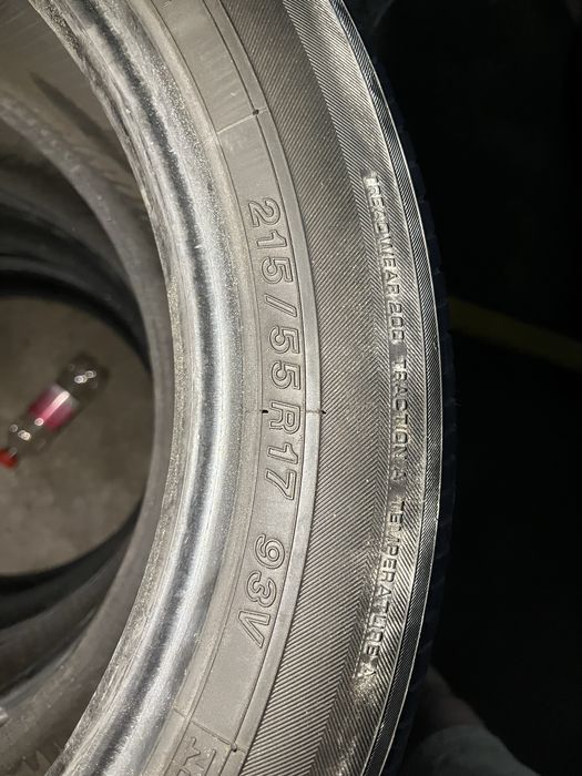 Шины летние Б/у комплект