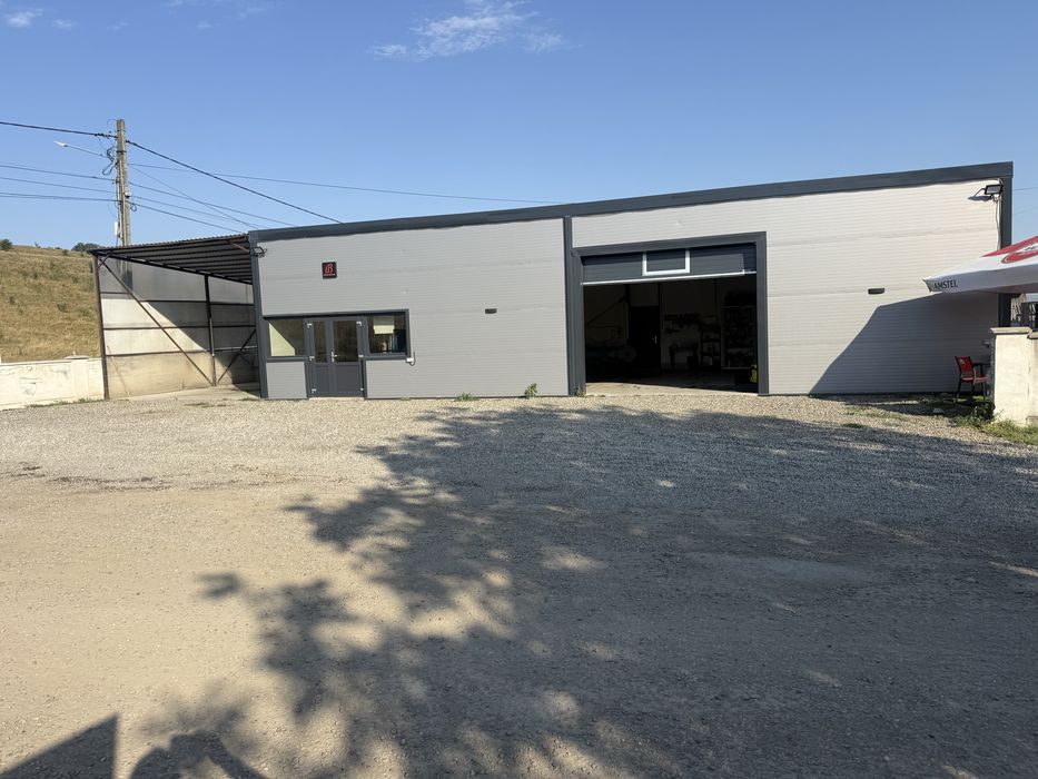 Spatiu comercial la E85, ideal pentru magazin, showroom, atelier deteiling