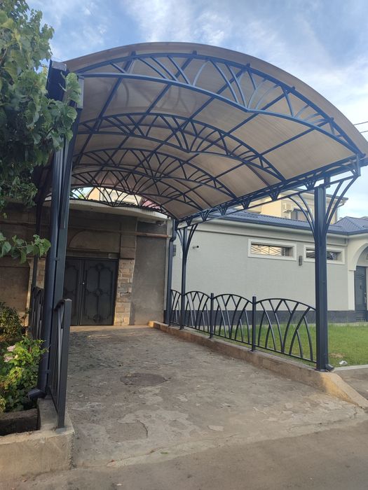 Навес Naves leksan steklo oynali Навес, казирок ,хайтек, классика неок