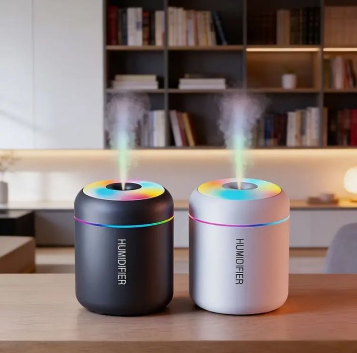 Difuzor de aromaterapie cu uleiuri esentiale si umidificator