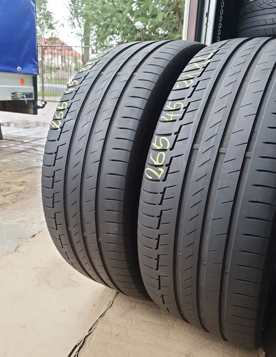 2 Anvelope Vară Continental Contact6  265 45 R21XL  DOT 0220.