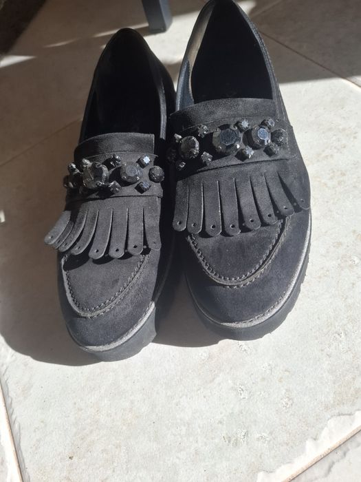 Pantofi gabor din piele