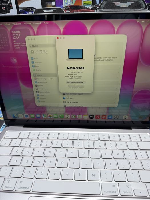 MacBook Neo / 100% Baterie / CreativAmanet