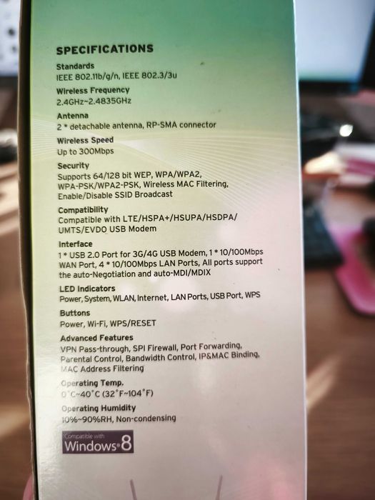 Router TP-Link TL-MR3420 – 3G/4G Wireless N (300 Mbps)