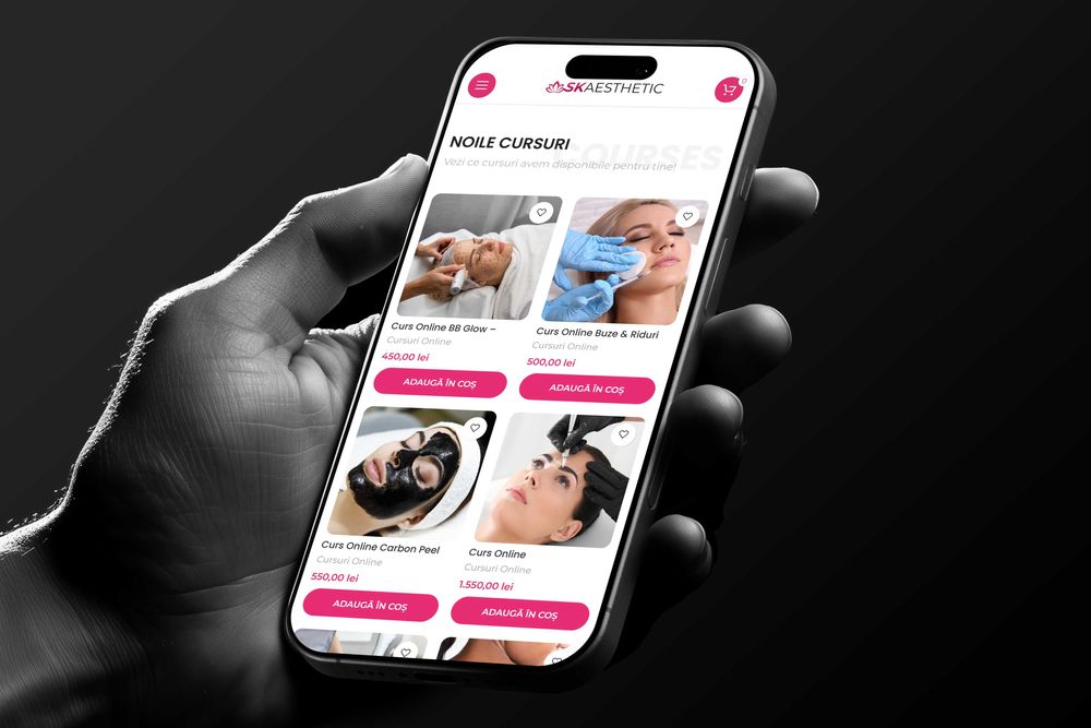 Website Clinica Estetica | Obține mai multe programări