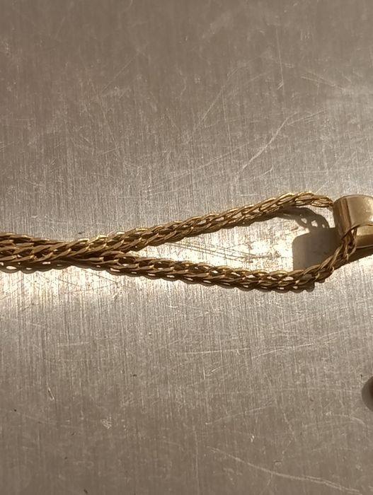 Златен кръст със синджир 14 карата 585