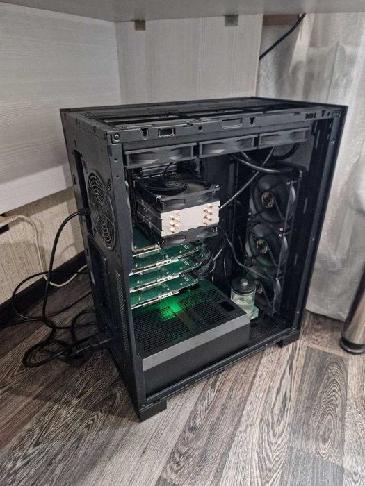 GPU ИИ сервер 128GB. 4 x Tesla V100 32GB