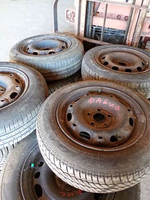 165/70 r 14 гуми с джанти Шкода Фабия