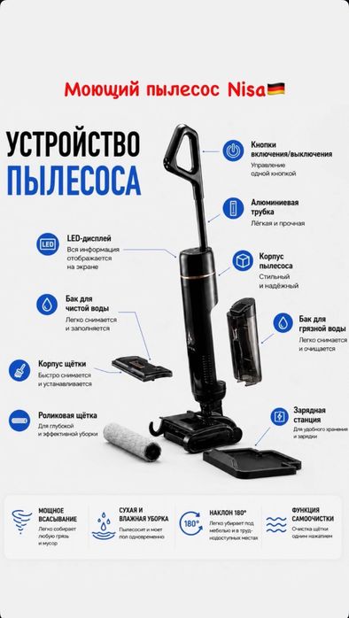 Моющий пылесос Tenico