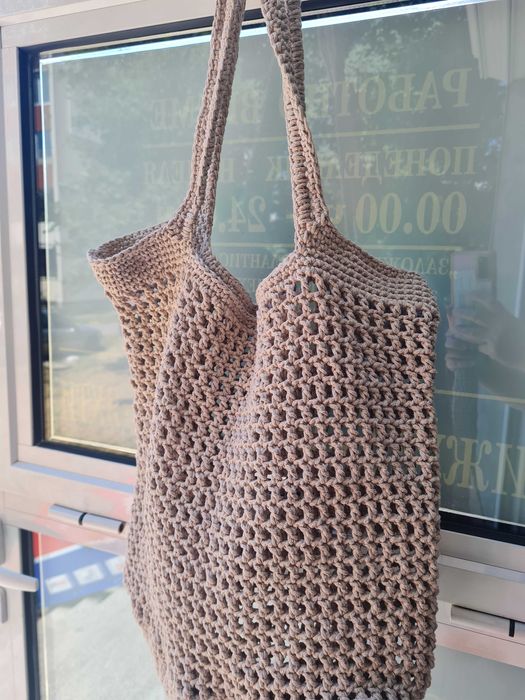 Плетена чанта ръчна изработка