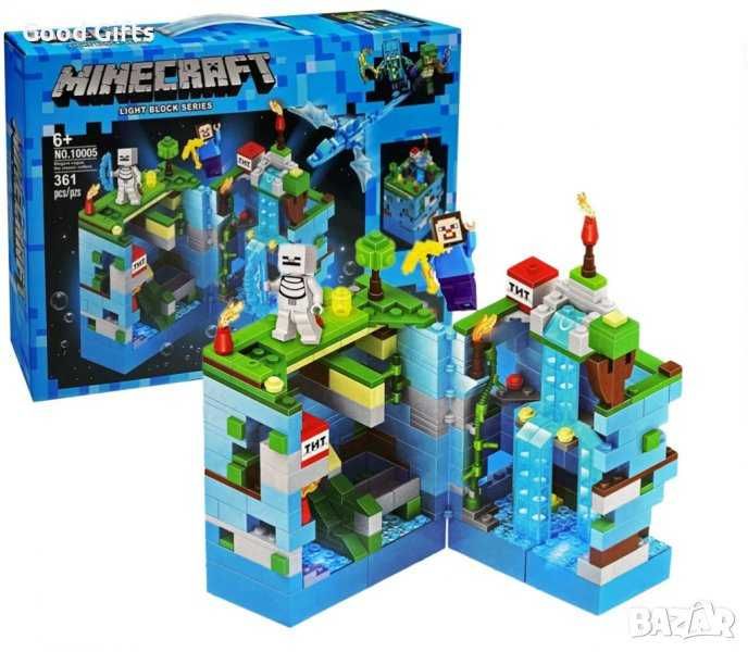 Конструктор minecraft майнкрафт светещ 361 части лего konstruktor