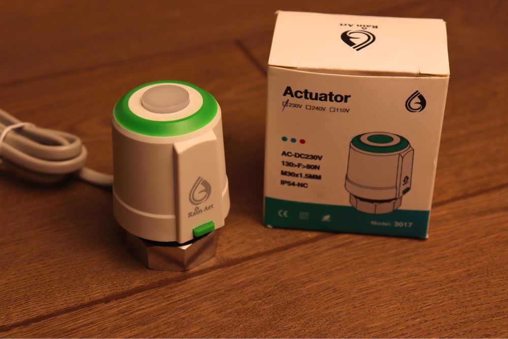 Сервопривод  термопривод для оптоления коллектора теплый пол радиатор