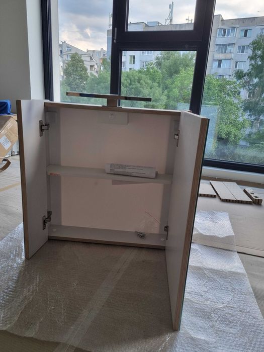 Нов PVC шкаф за баня 60 см – горен