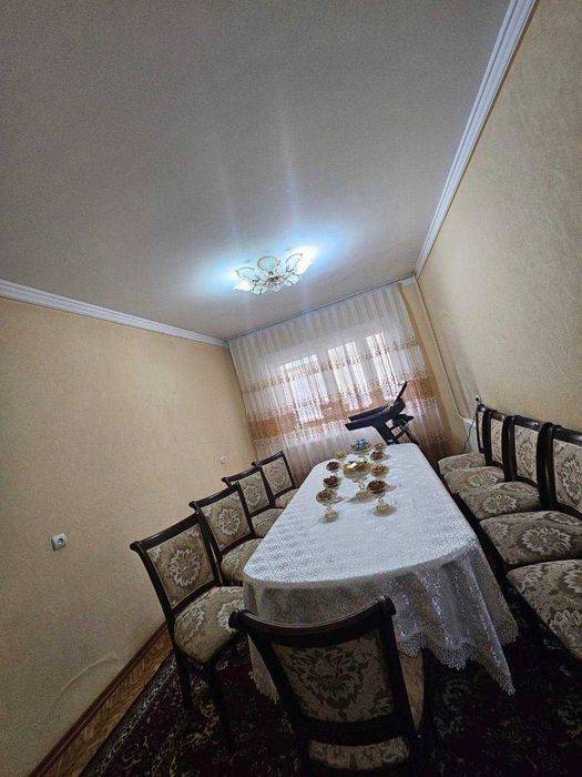 Юнусабад 3-комнатная квартира, 2 этаж, до метро/школы/дет. сада 5 мин.