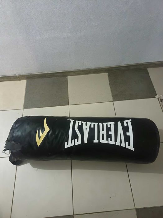 Sac de box Everlast profesional din piele