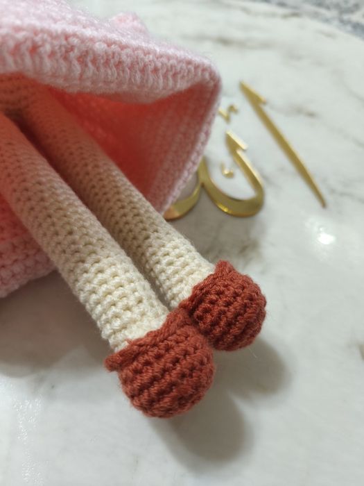 Кукла Мусульманка тукилган, вязанная