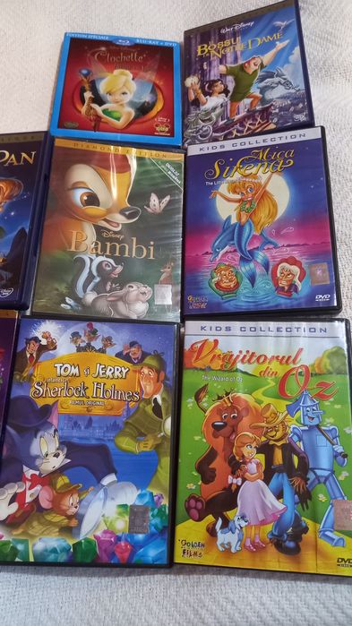 Vand DWD-uri originale copii cu filme cu desene animale,stare perfecta