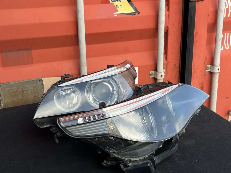 BMW e60 передняя фара