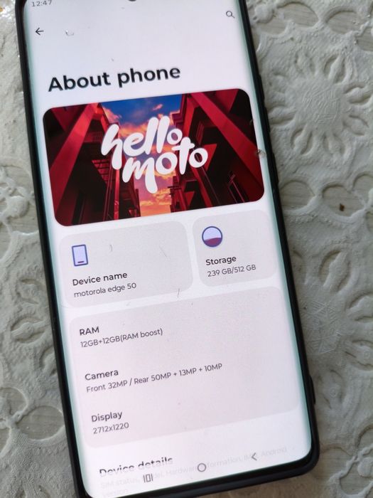 Telefon mobil Motorola Edge 50 12/512 GB