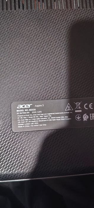 Aser aspire 3 n22c6