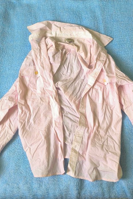 Оригинална детска риза Burberry розова