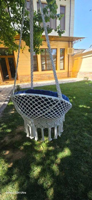 Гамак Качели макраме, Кул мехнати аргимчок Gamak,Argimchoq