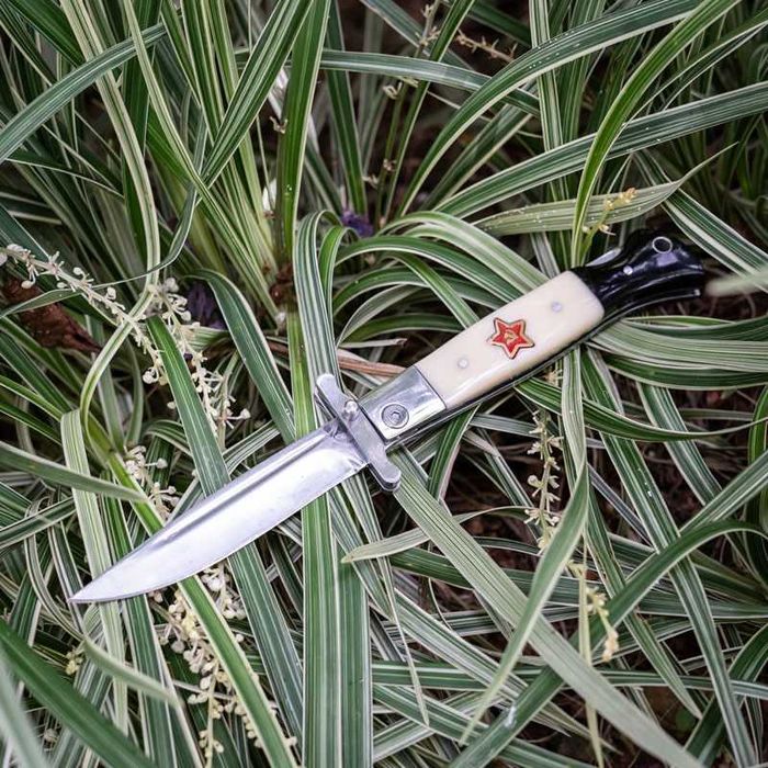 Класически сгъваем нож с калъф СССР