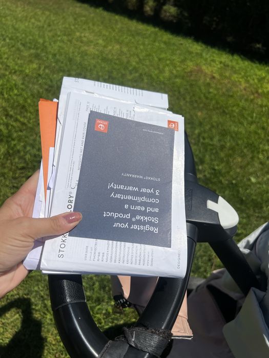 Количка Stokke V6 Limited edition pink