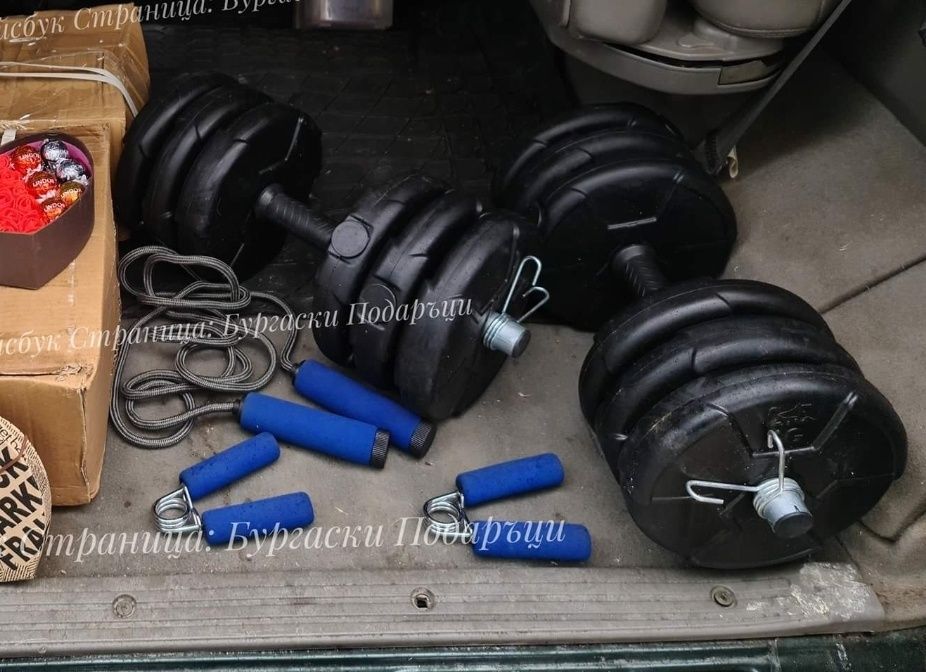 Чисто нови Дъмбели  5кг до 40кг сглобяеми