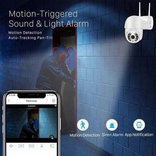 Хит цена !!!iCsee Външна камера 360 PTZ Широкоъгълна !!!