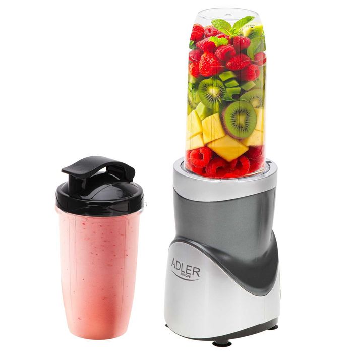 Blender smoothie 4 recipiente, Adler AD 4084, 1200 W, funcție Pulse