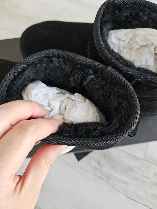 Ghete skip-on piele intoarsa