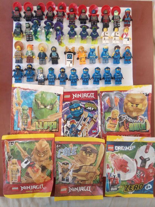 Colectie Minifigurine Lego Ninjago originale din toate timpurile,stare foarte buna